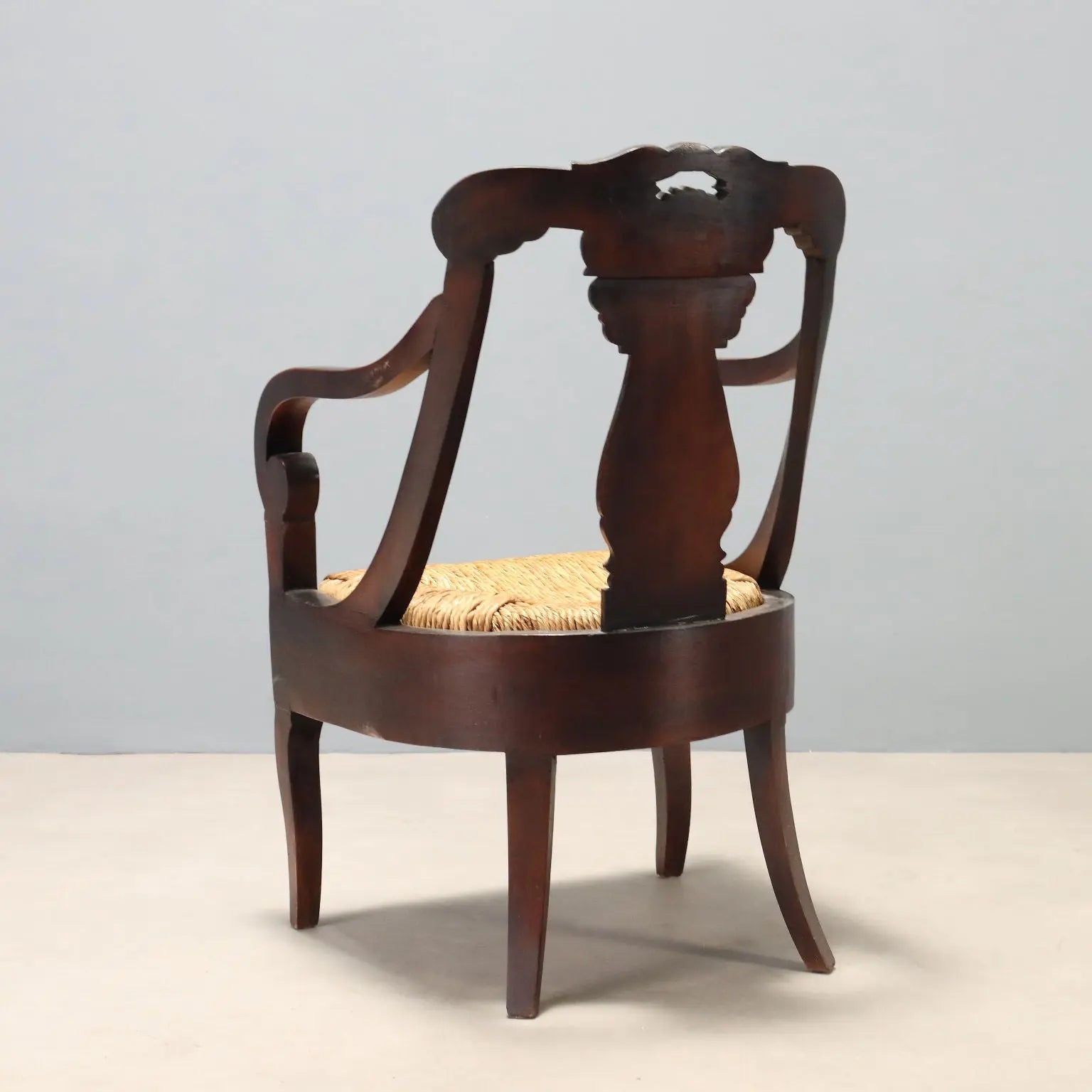 19th Century Walnut Restoration Armchair