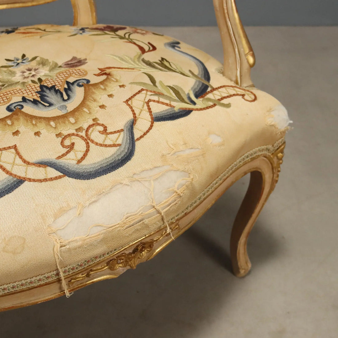 Antique Amrchairs Baroque Style Carved Wood Italy XIX Century