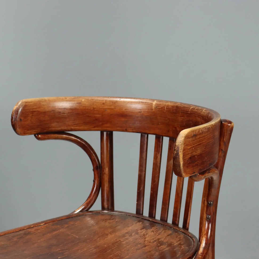 Antique Thonet Armchairs Walnut Painted Beech Austria XX Century