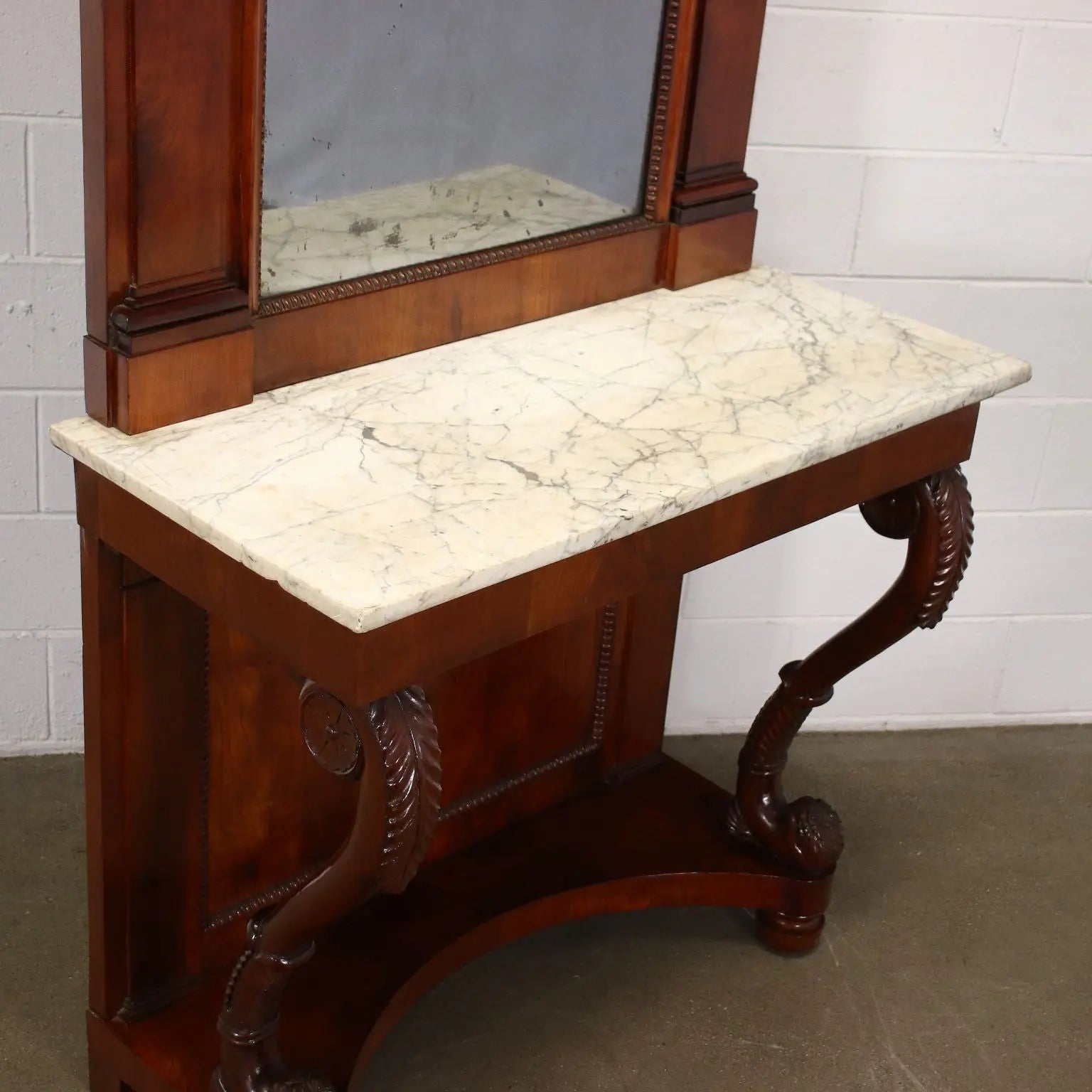 Restoration Console Cherrywood Italy XIX Century - Genoa Second Fourth XIX Century | Antiques | Consoles