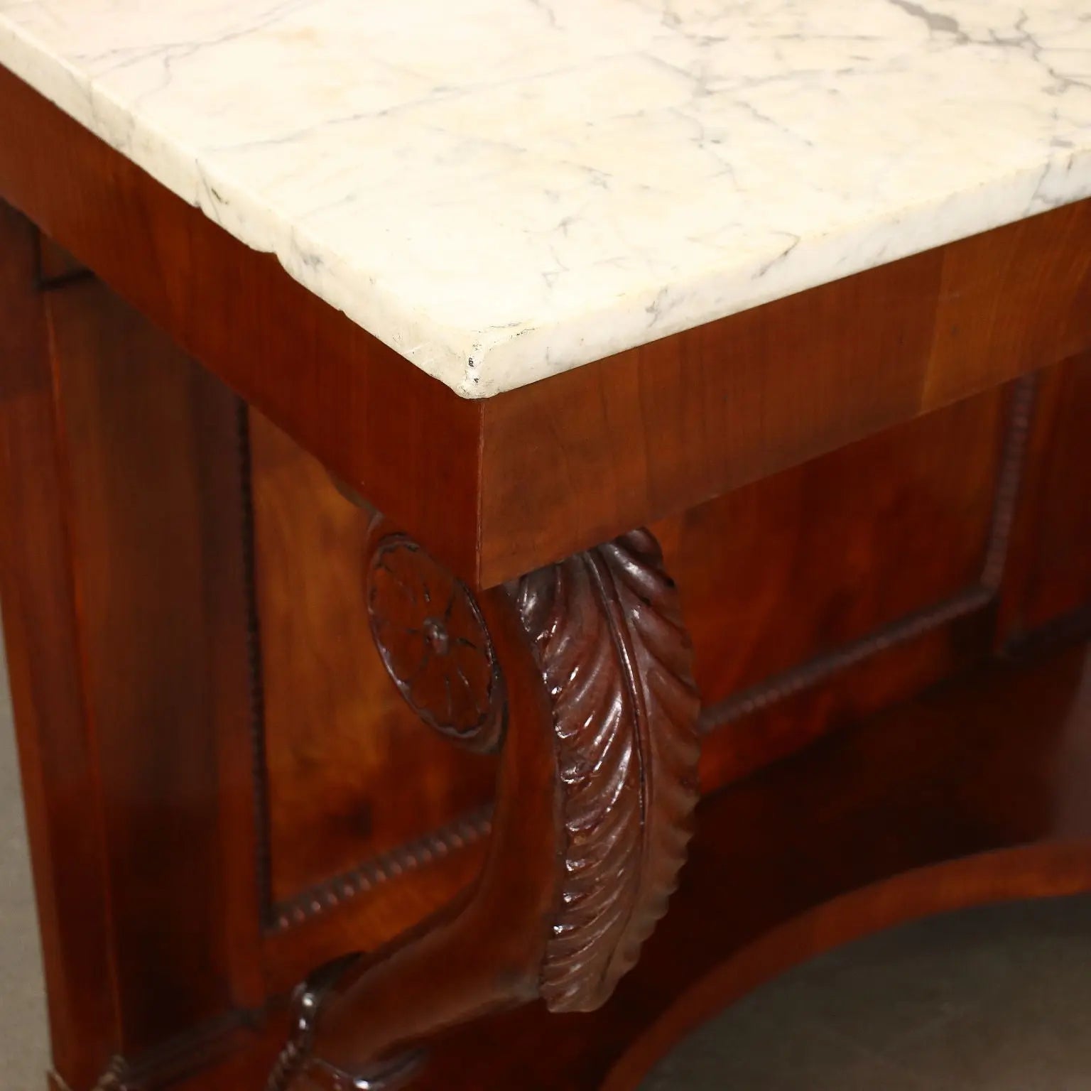 Restoration Console Cherrywood Italy XIX Century - Genoa Second Fourth XIX Century | Antiques | Consoles