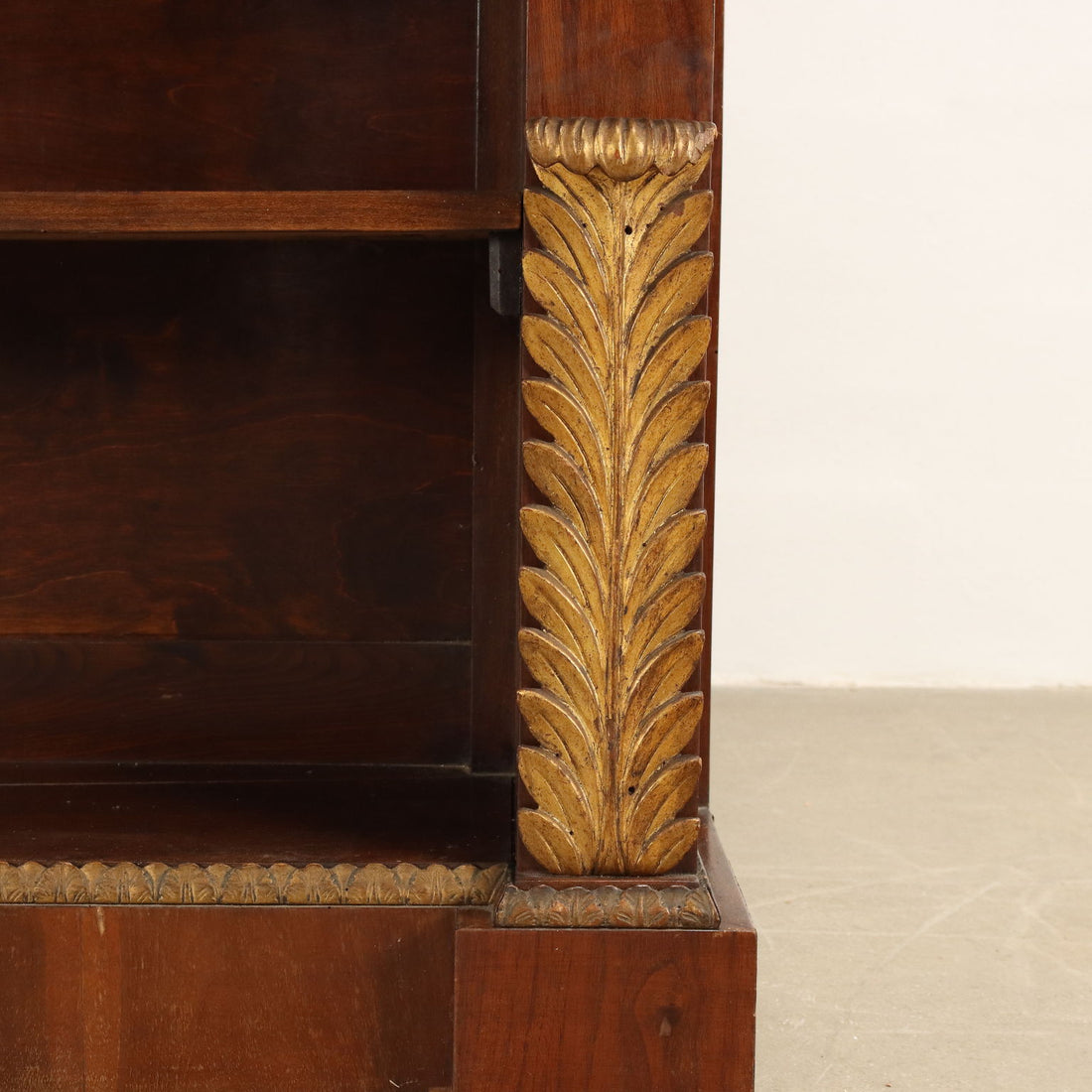 Empire Style Console with Mirror Structure Mahogany Italy XX Century - 20th century | Antiques  Consoles