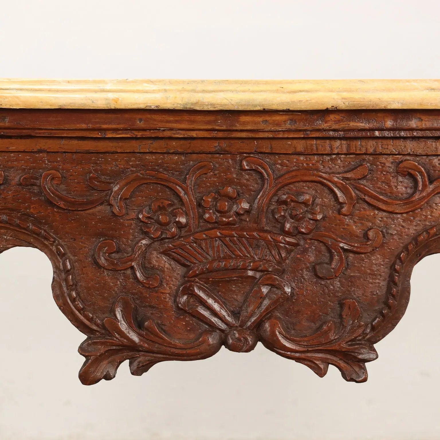 Antique Baroque Console Fir Linden Italy XVIII Century - Lombardy Early 18th Century | Antiques | Consoles