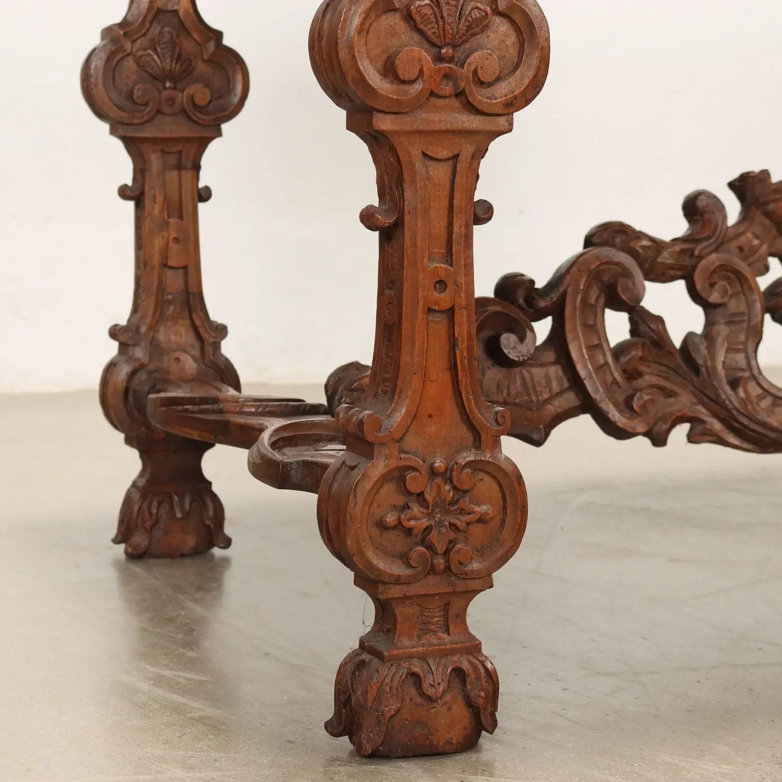 Antique Baroque Console Fir Linden Italy XVIII Century - Lombardy Early 18th Century | Antiques | Consoles