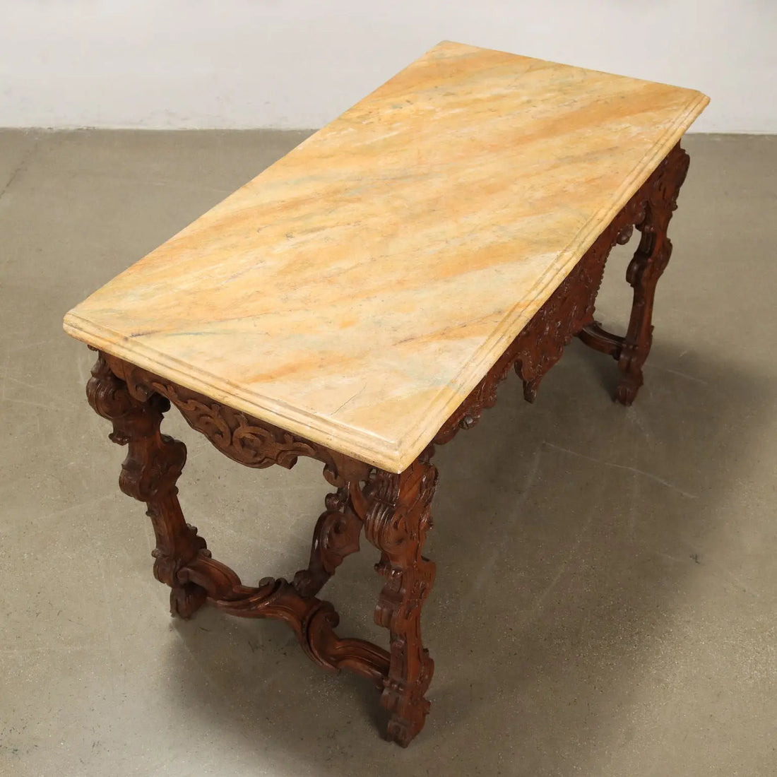 Antique Baroque Console Fir Linden Italy XVIII Century - Lombardy Early 18th Century | Antiques | Consoles