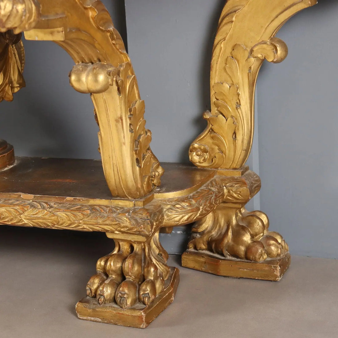 Antique Console Carved Wood Decorations Italy XIX Century - Lombardy, XIX Century | Antiques | Consoles