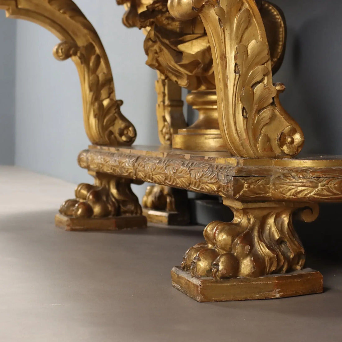 Antique Console Carved Wood Decorations Italy XIX Century - Lombardy, XIX Century | Antiques | Consoles