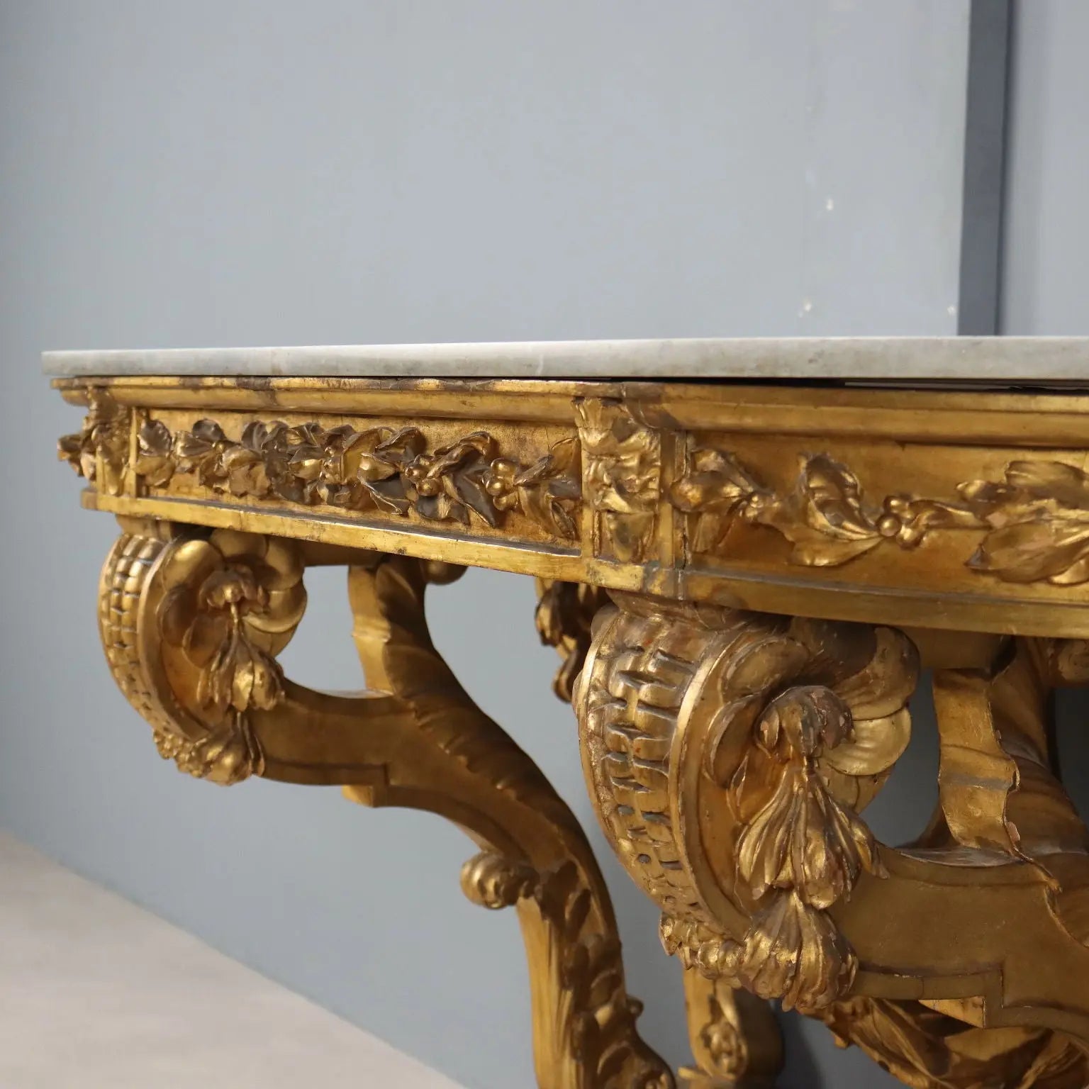 Antique Console Carved Wood Decorations Italy XIX Century - Lombardy, XIX Century | Antiques | Consoles