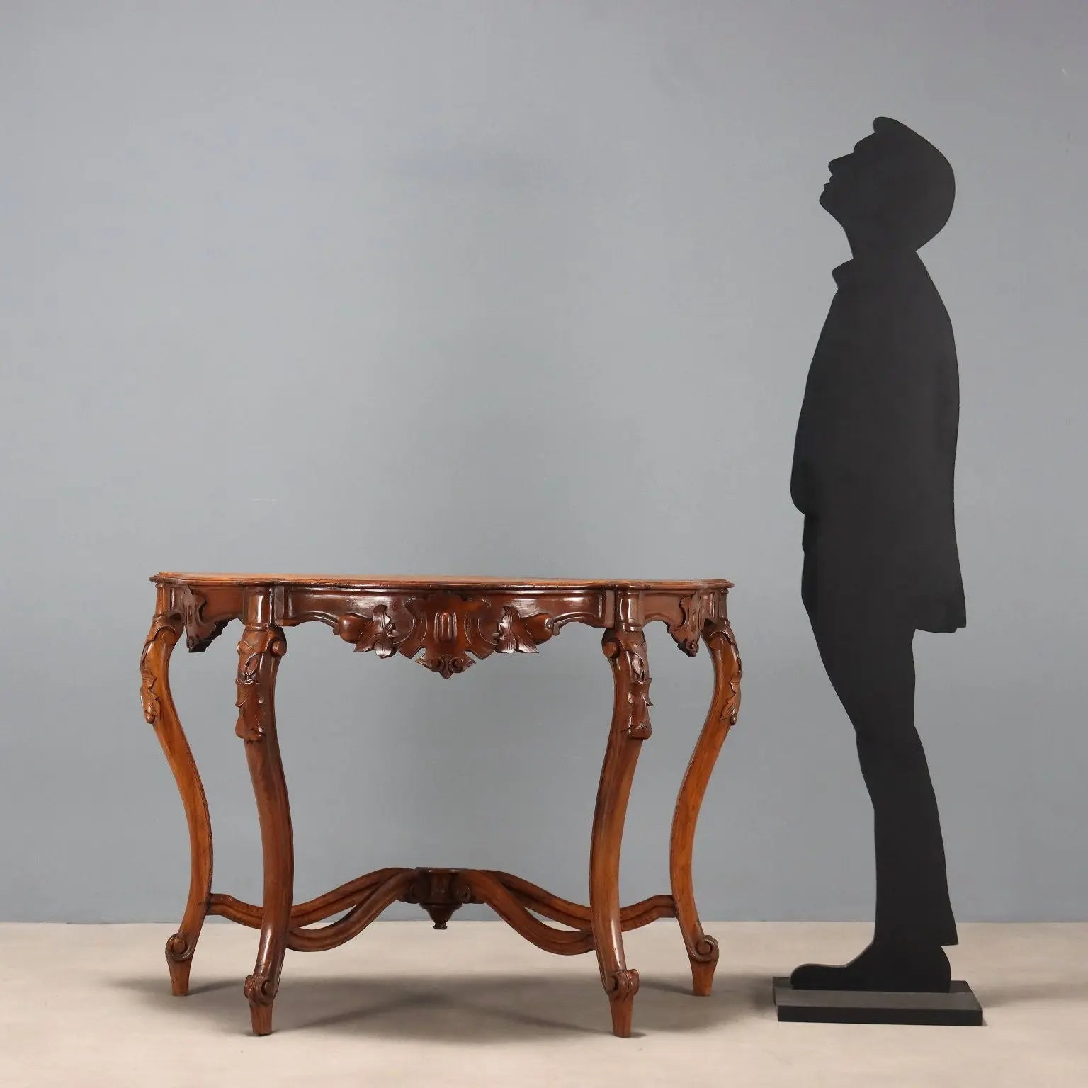 Antique Console Louis Philippe Walnut Italy XIX Century - Italy, XIX Century | Antiques | Consoles