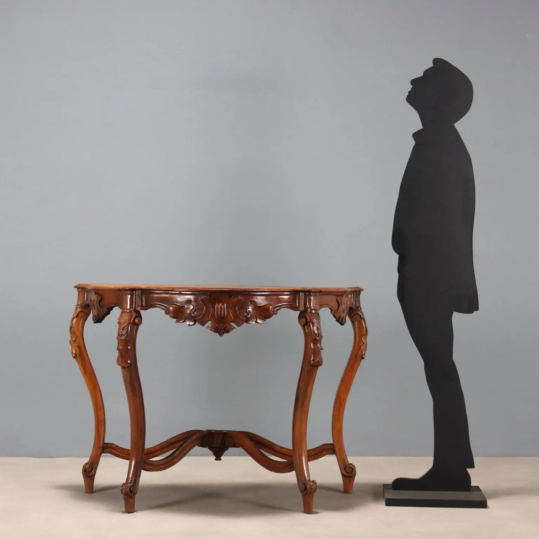 Antique Console Louis Philippe Walnut Italy XIX Century - Italy, XIX Century | Antiques | Consoles