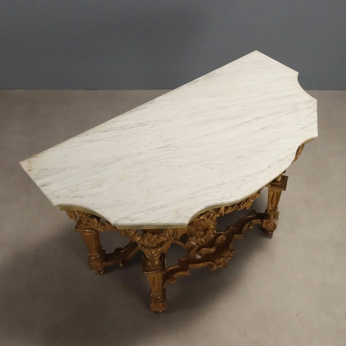 Antique Eclectic Console Carved Gilded Wood Italy XIX Century - Italy, Mid XIX Century | Antiques | Consoles