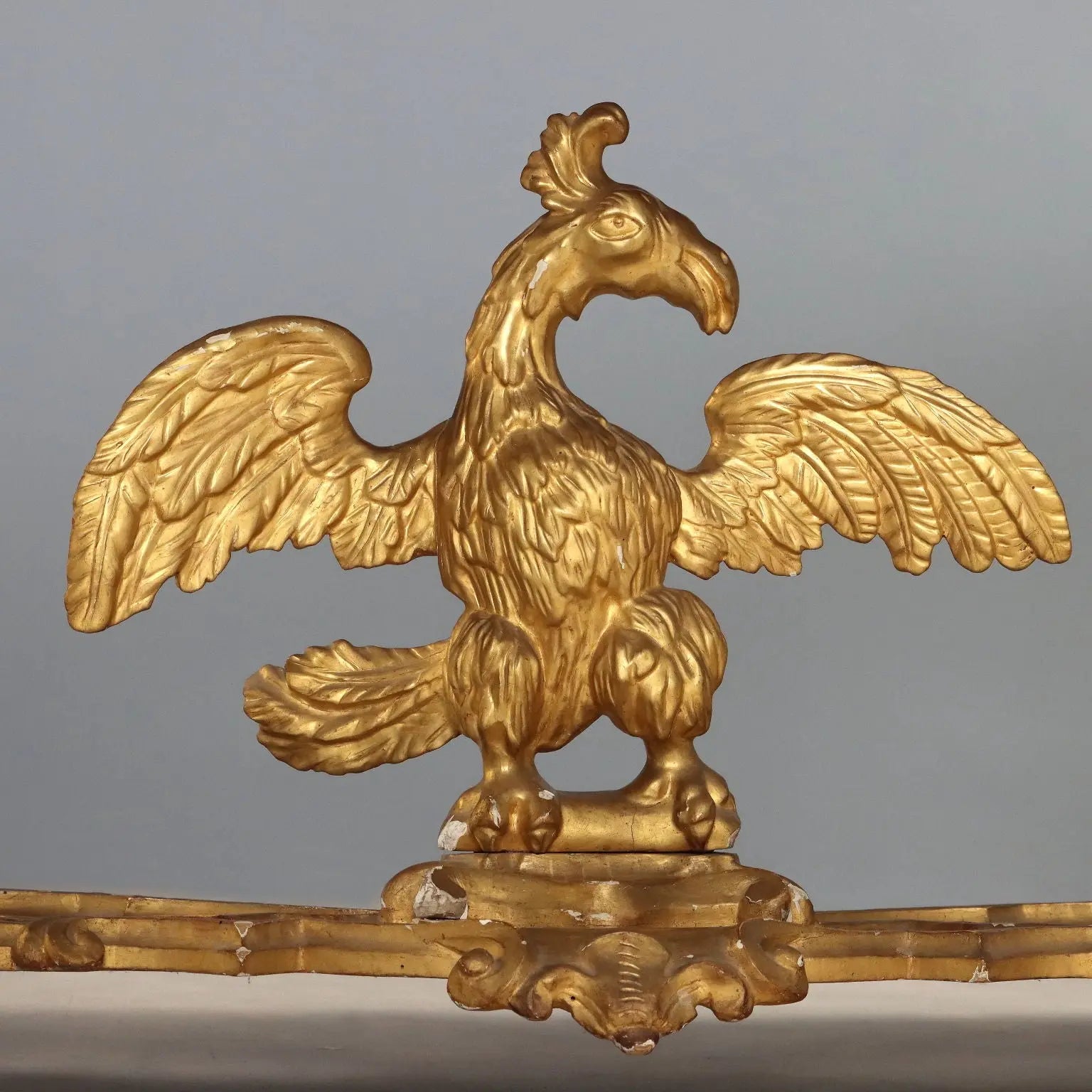 Antique Eclectic Console Carved Gilded Wood Italy XIX Century - Italy, Mid XIX Century | Antiques | Consoles
