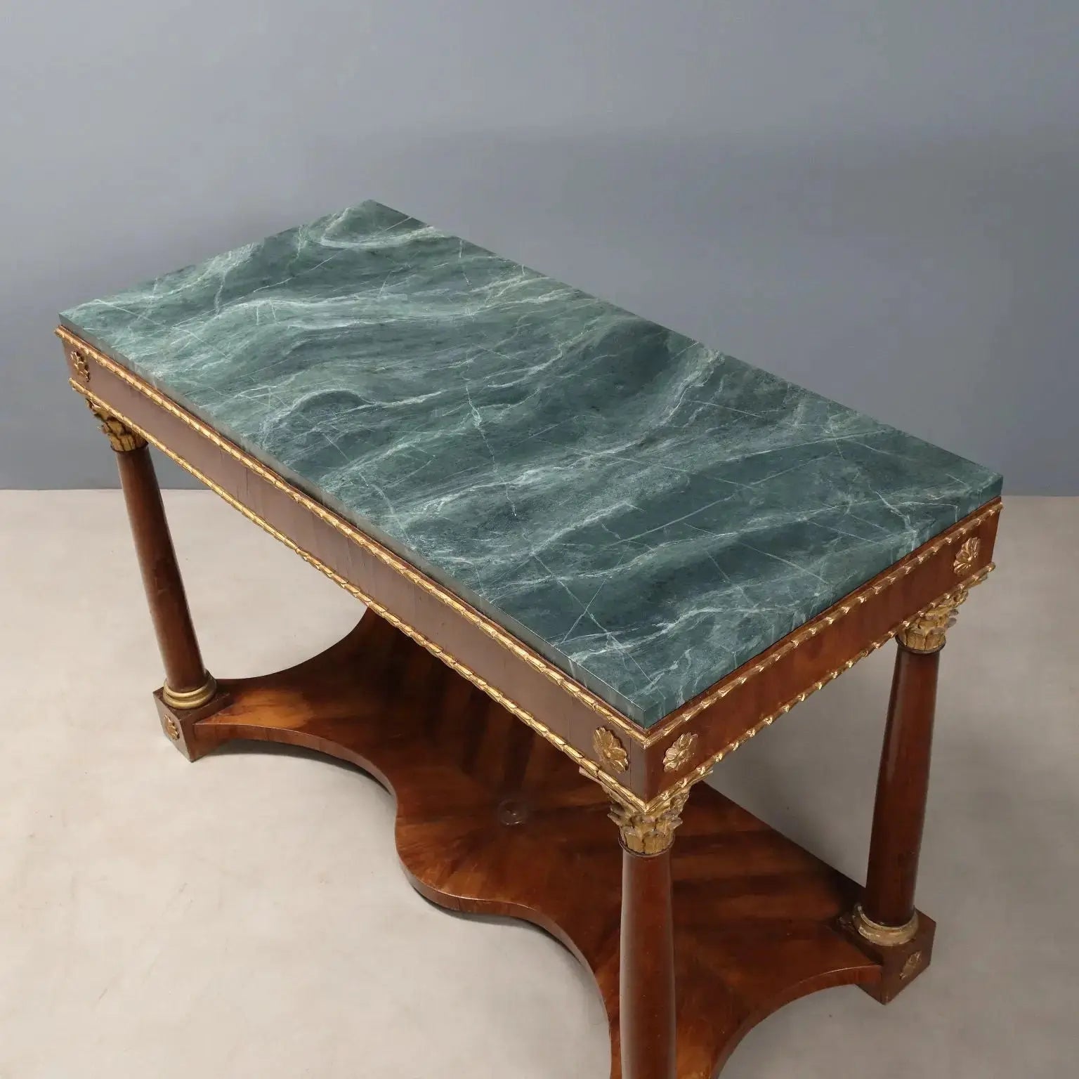 Antique Empire Console Fir Cherrywood Italy XIX Century