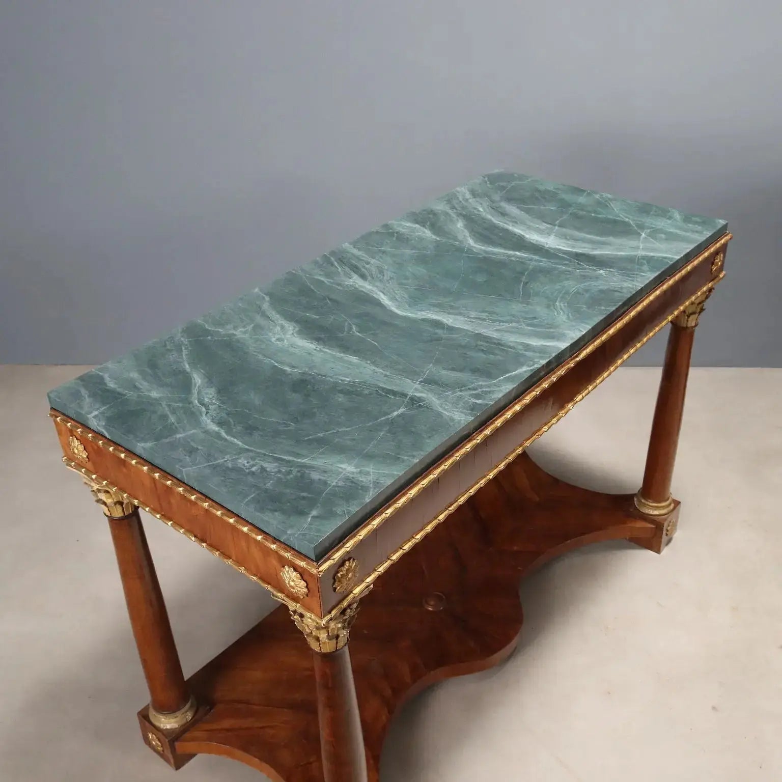 Antique Empire Console Fir Cherrywood Italy XIX Century