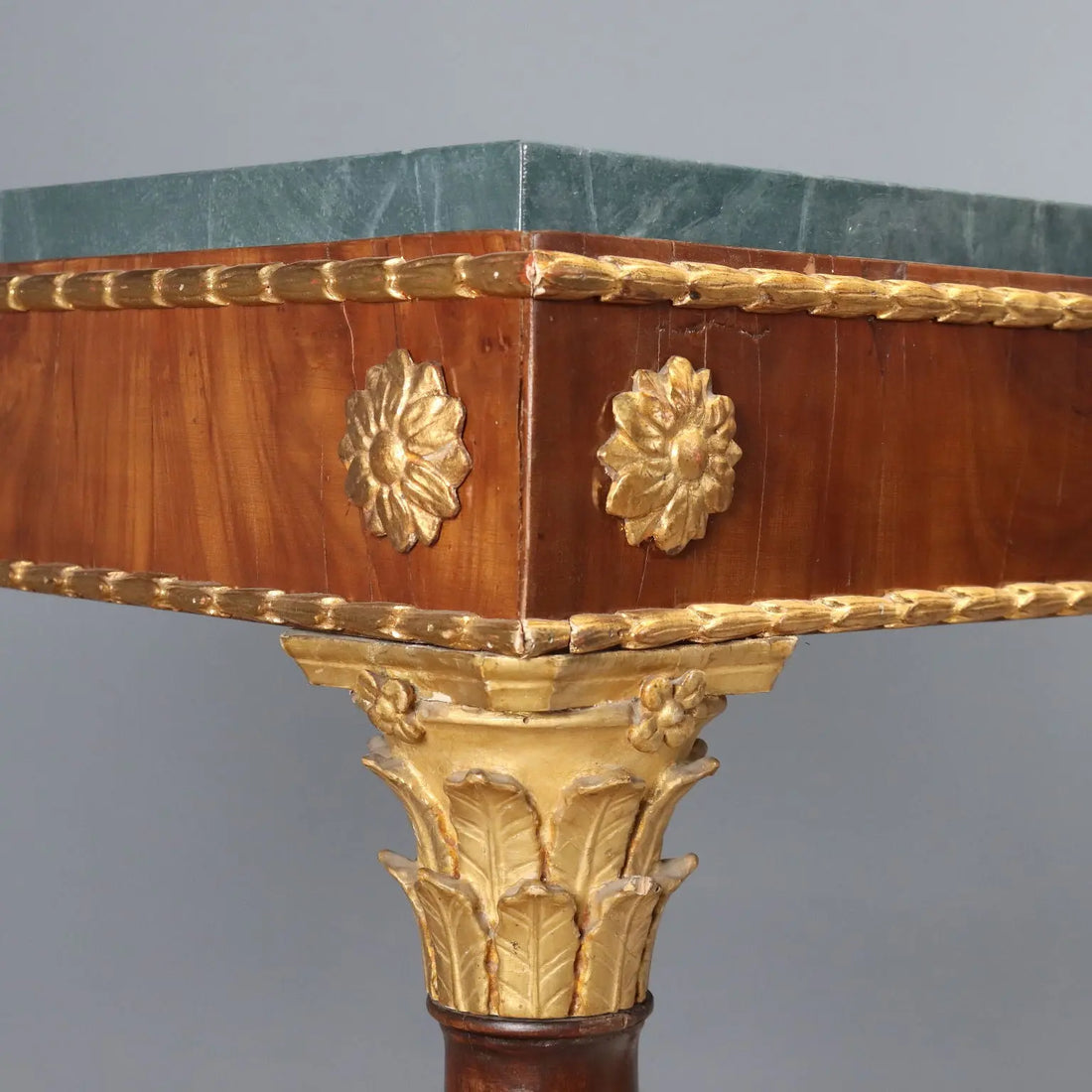 Antique Empire Console Fir Cherrywood Italy XIX Century