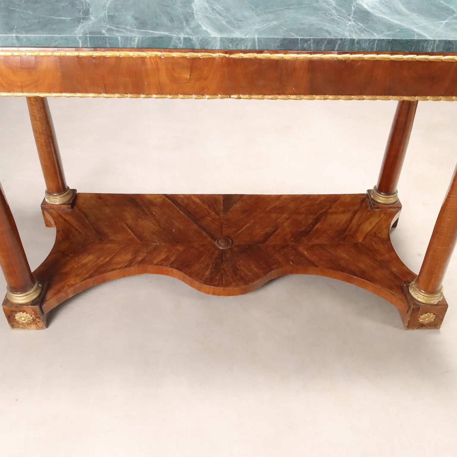 Antique Empire Console Fir Cherrywood Italy XIX Century