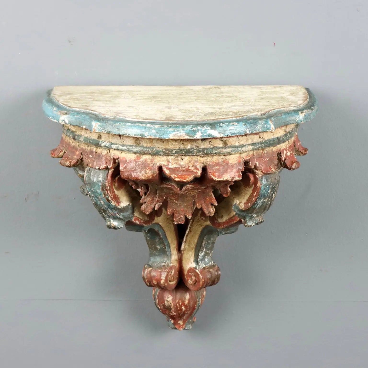 Carved Drop Leaf Console 18th Century