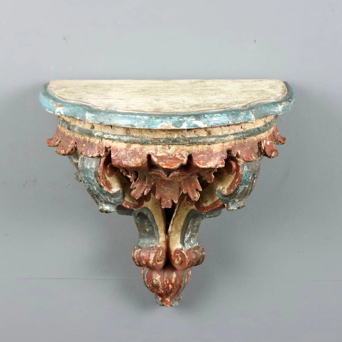 Carved Drop Leaf Console 18th Century