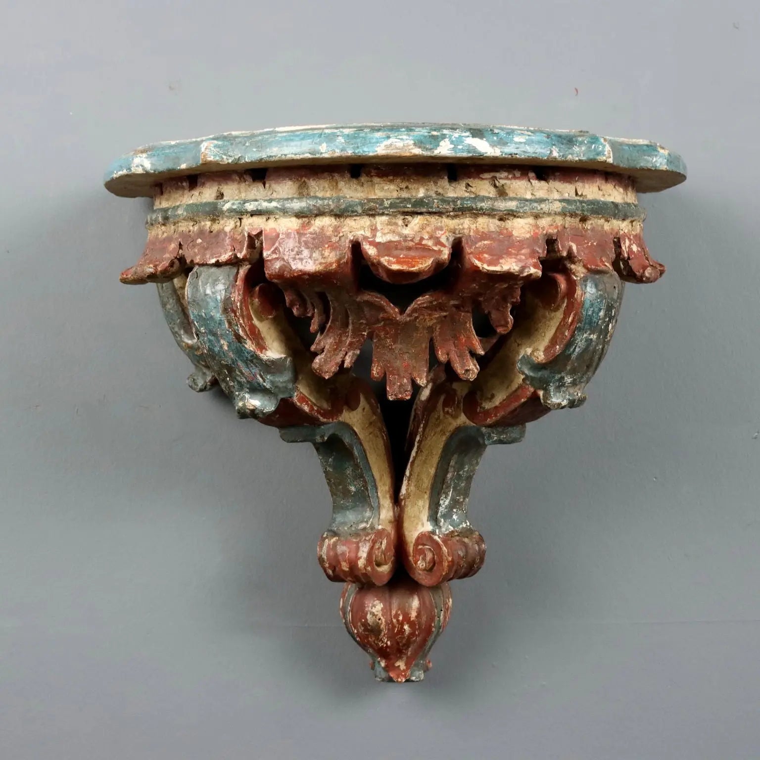 Carved Drop Leaf Console 18th Century