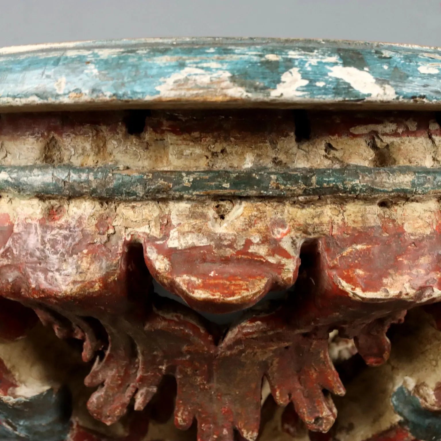 Carved Drop Leaf Console 18th Century