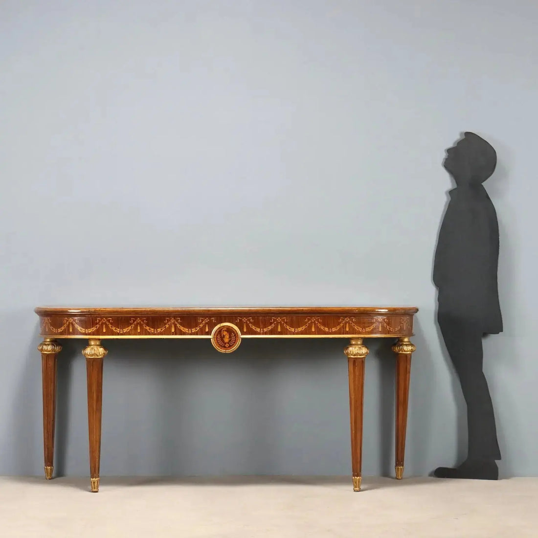 Antique Console Neoclassical Style Walnut Maple Italy XX Century - Italy, Early XX Century | Antiques | Consoles