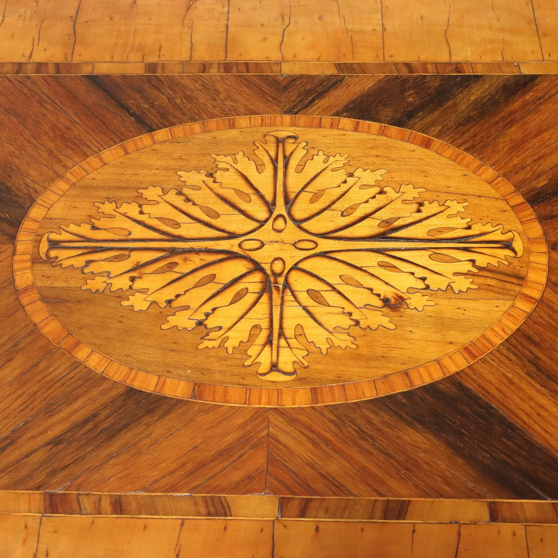 Antique Console Neoclassical Style Walnut Maple Italy XX Century - Italy, Early XX Century | Antiques | Consoles
