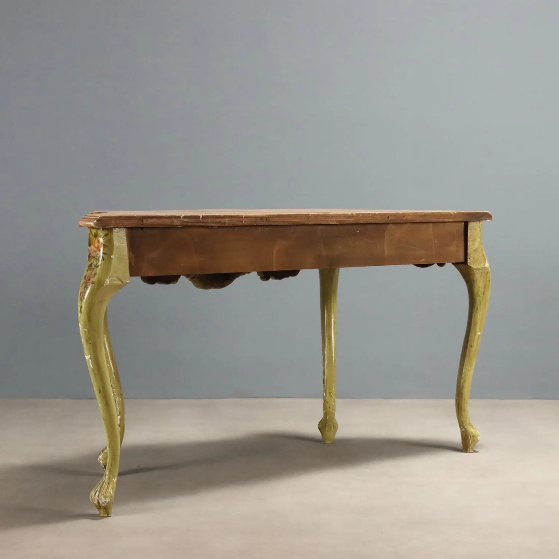 Antique Console Venetian Baroque Style Wood Italy XX Century