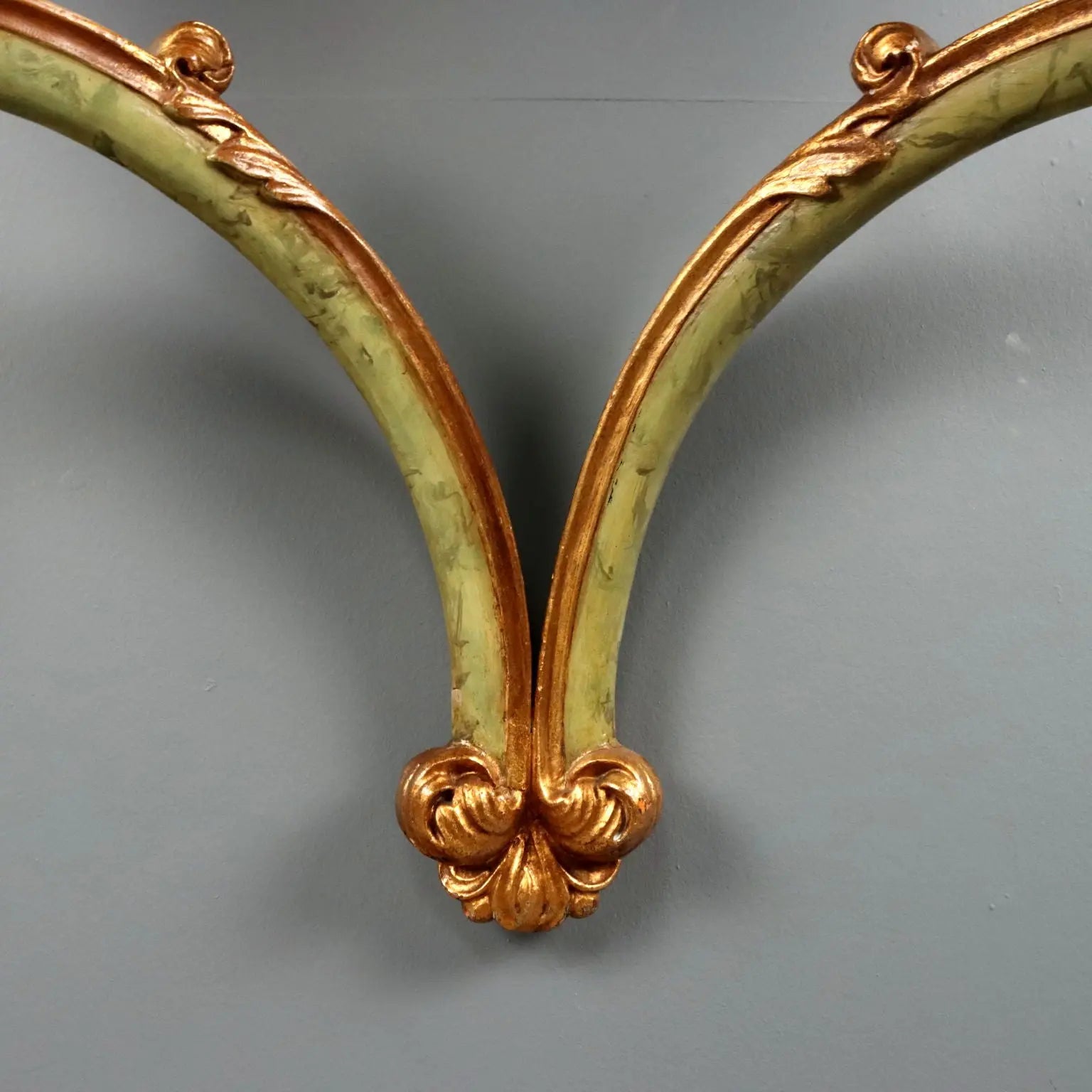 Drop-Leaf Console in Carved Wood, Italy 19th Century