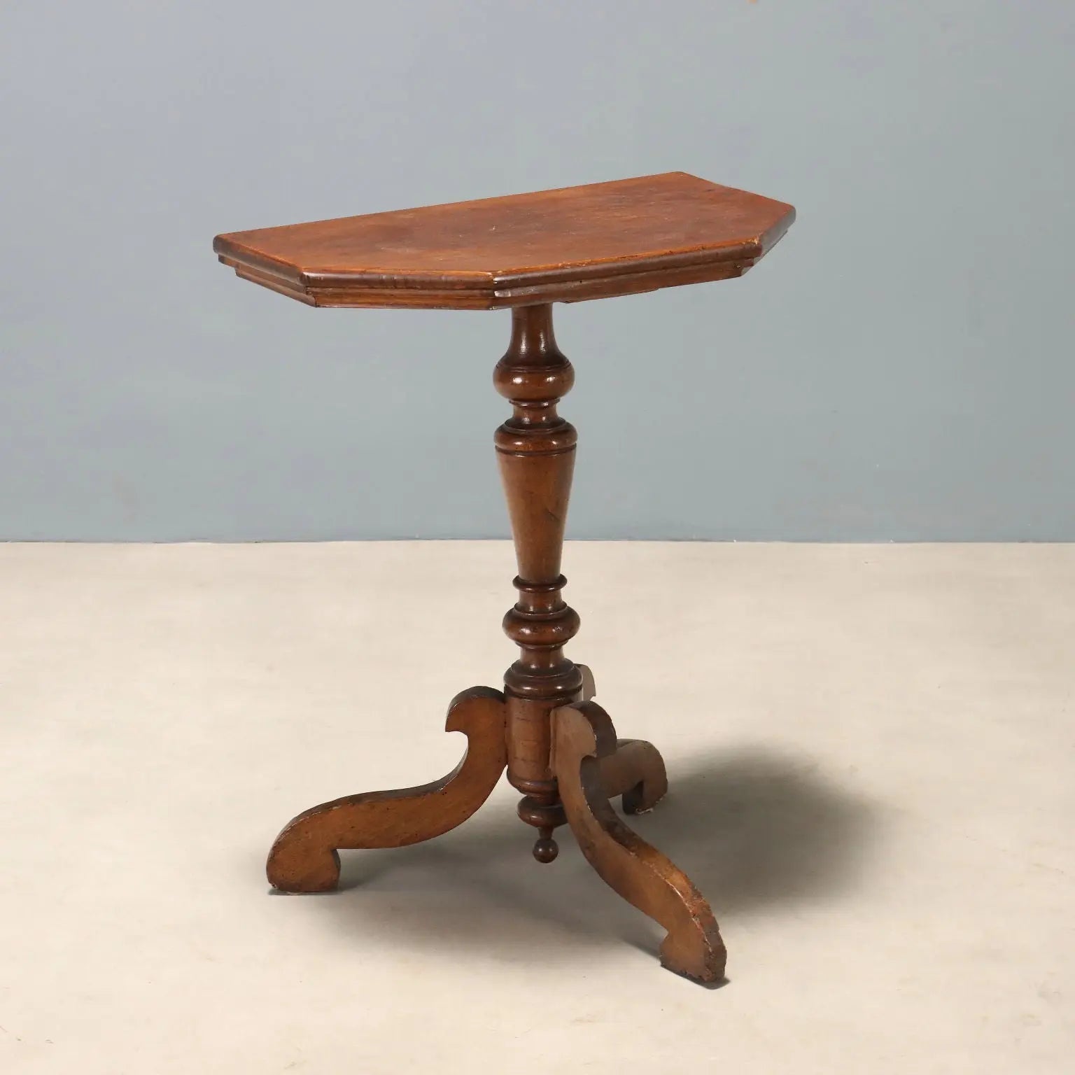 Louis Philippe Walnut Console - Italy 19th Century