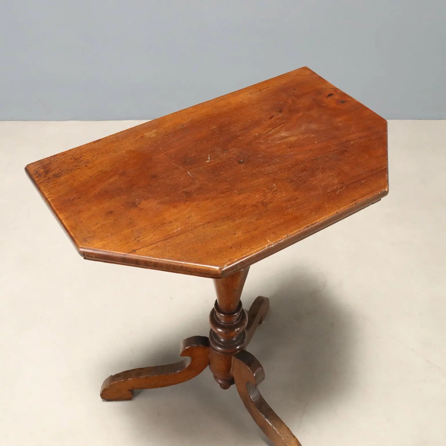 Louis Philippe Walnut Console - Italy 19th Century