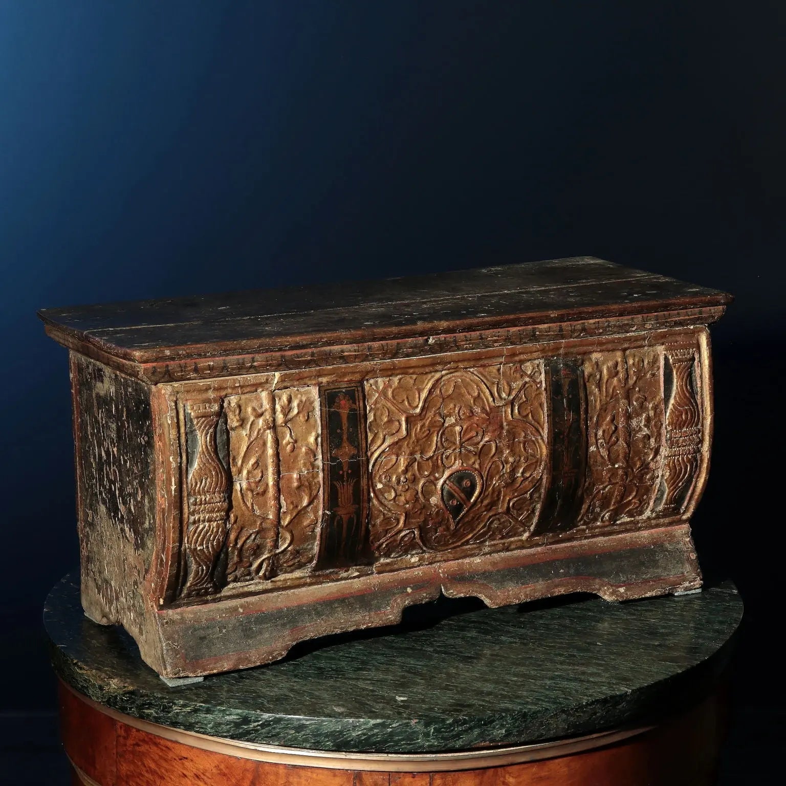 Gilded Belloni Chest Venice 16th Century
