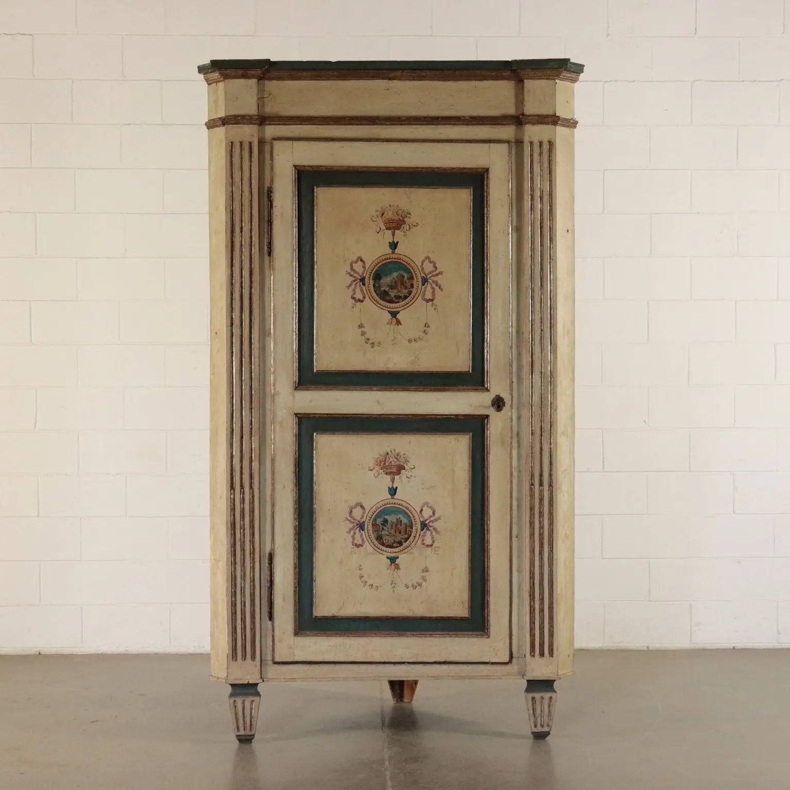 18th Century Italian Neoclassical Corner Cabinets