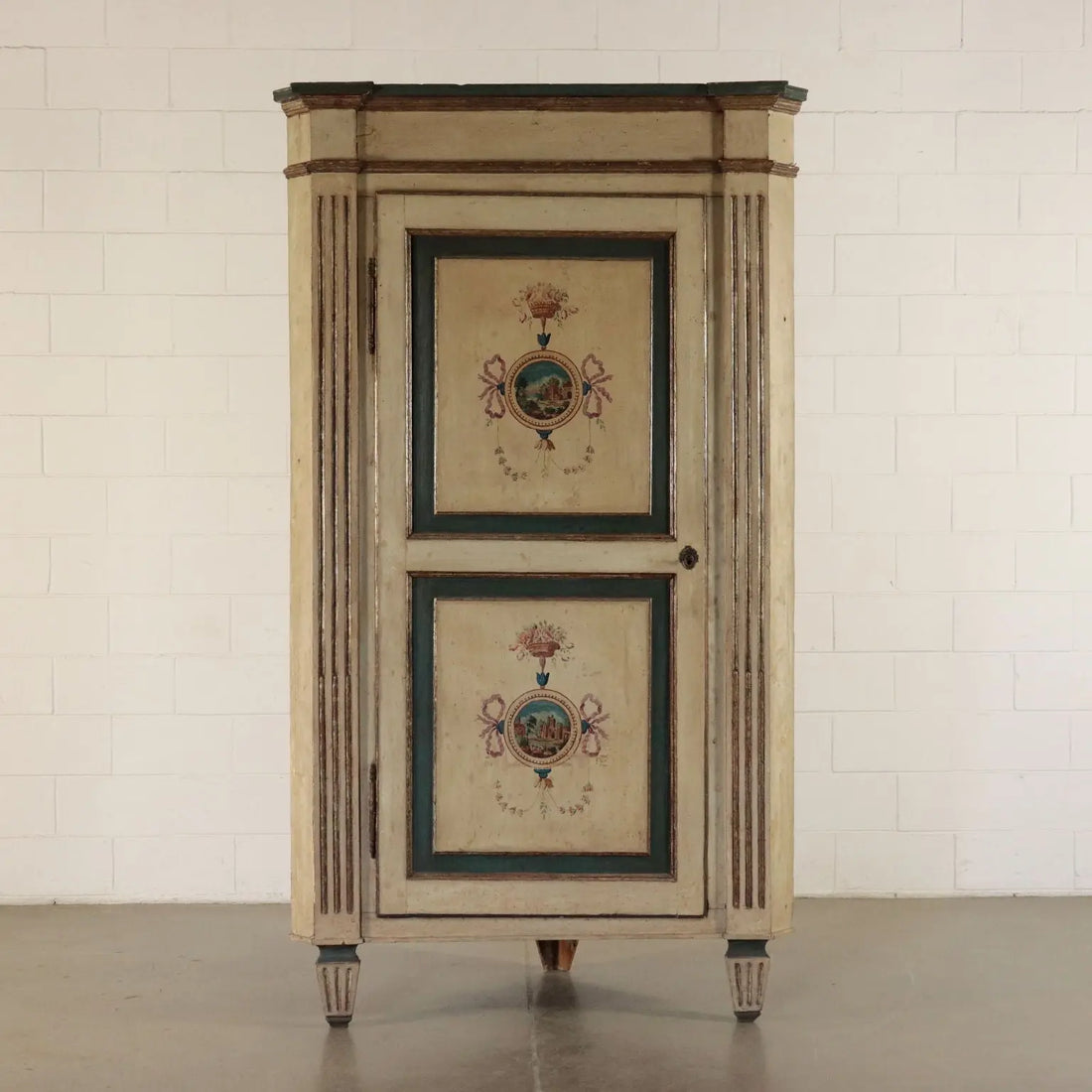18th Century Italian Neoclassical Corner Cabinets