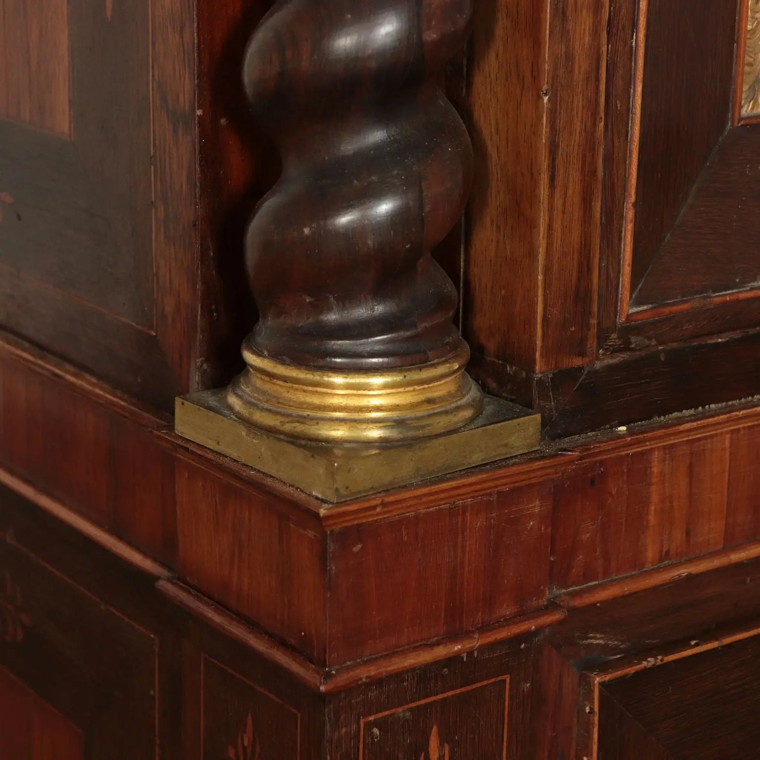 Carlo X Armoire with Bronzes and Inlays