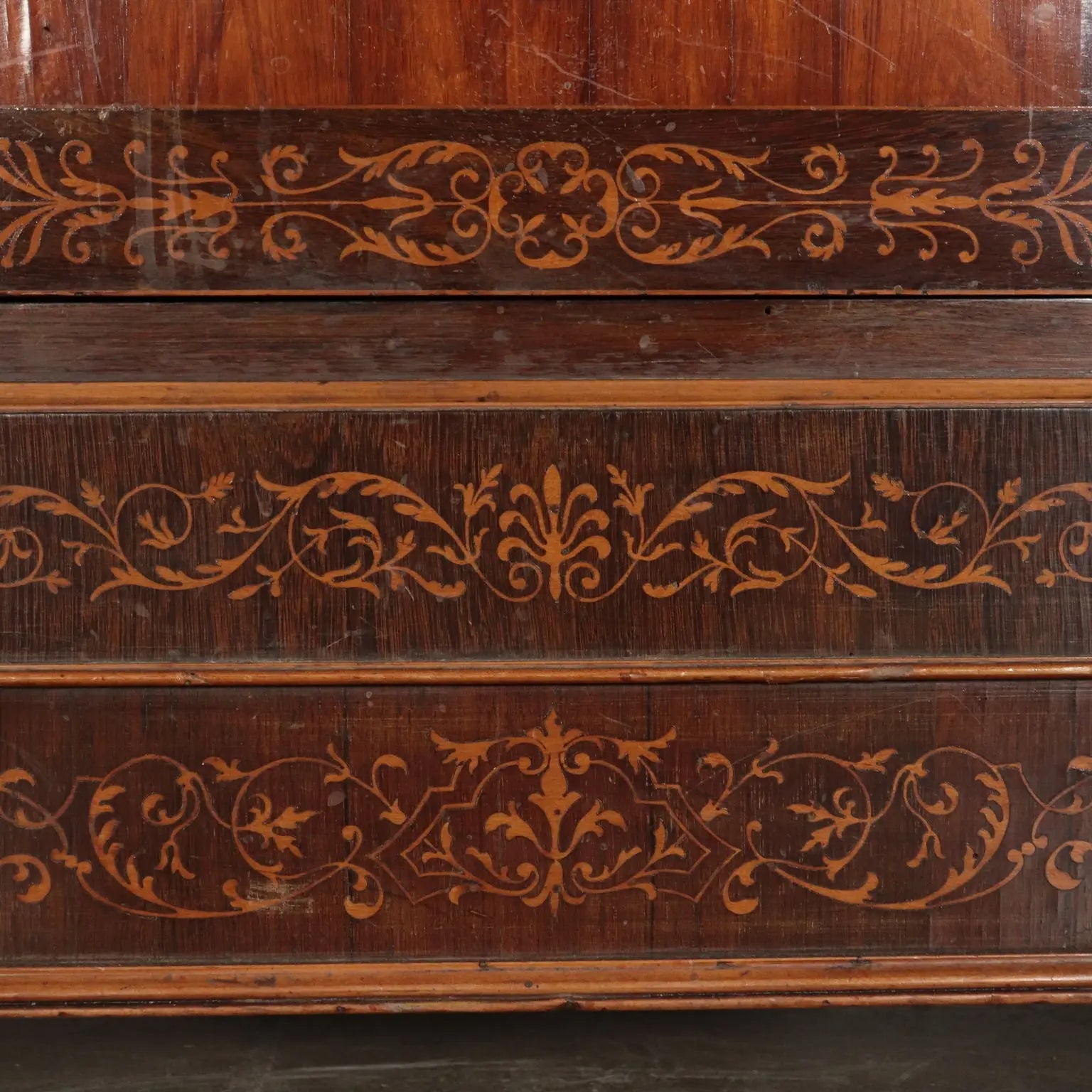 Carlo X Armoire with Bronzes and Inlays