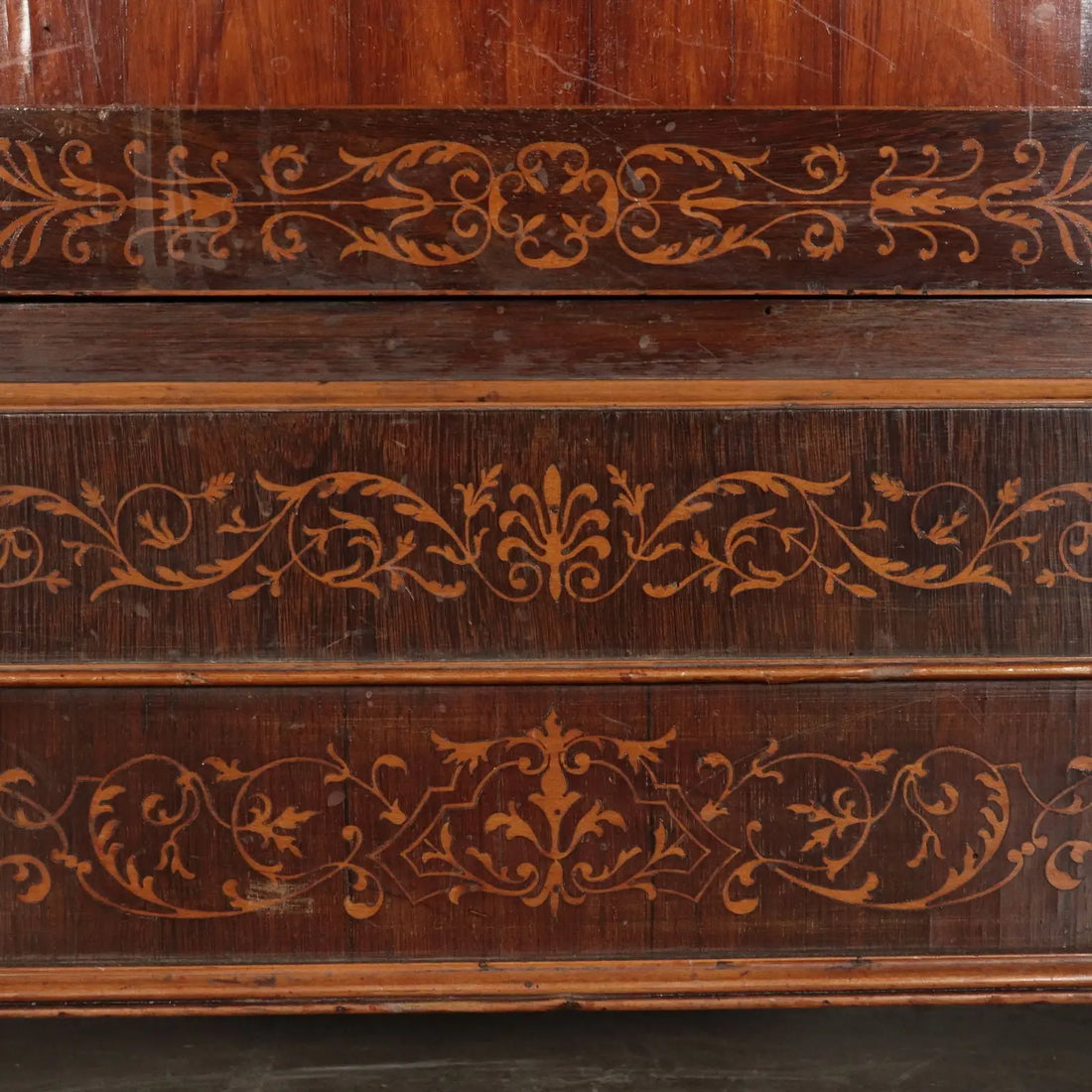 Carlo X Armoire with Bronzes and Inlays