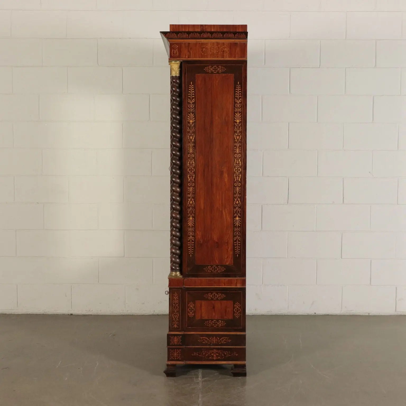 Carlo X Armoire with Bronzes and Inlays