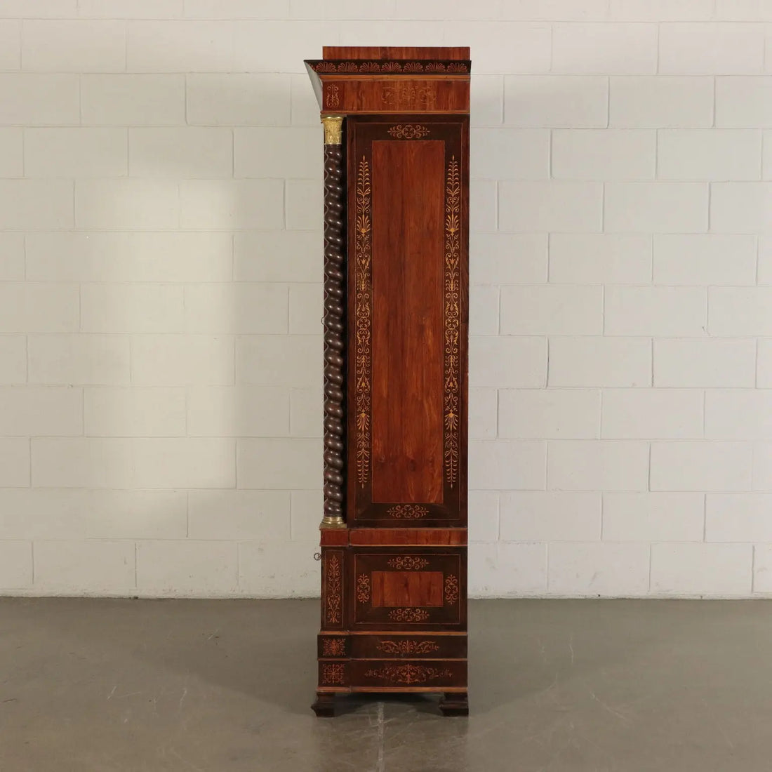 Carlo X Armoire with Bronzes and Inlays