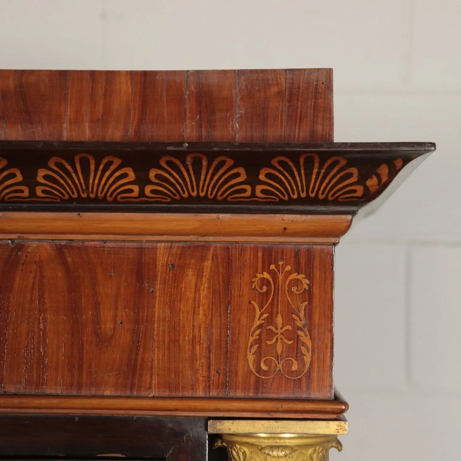 Carlo X Armoire with Bronzes and Inlays