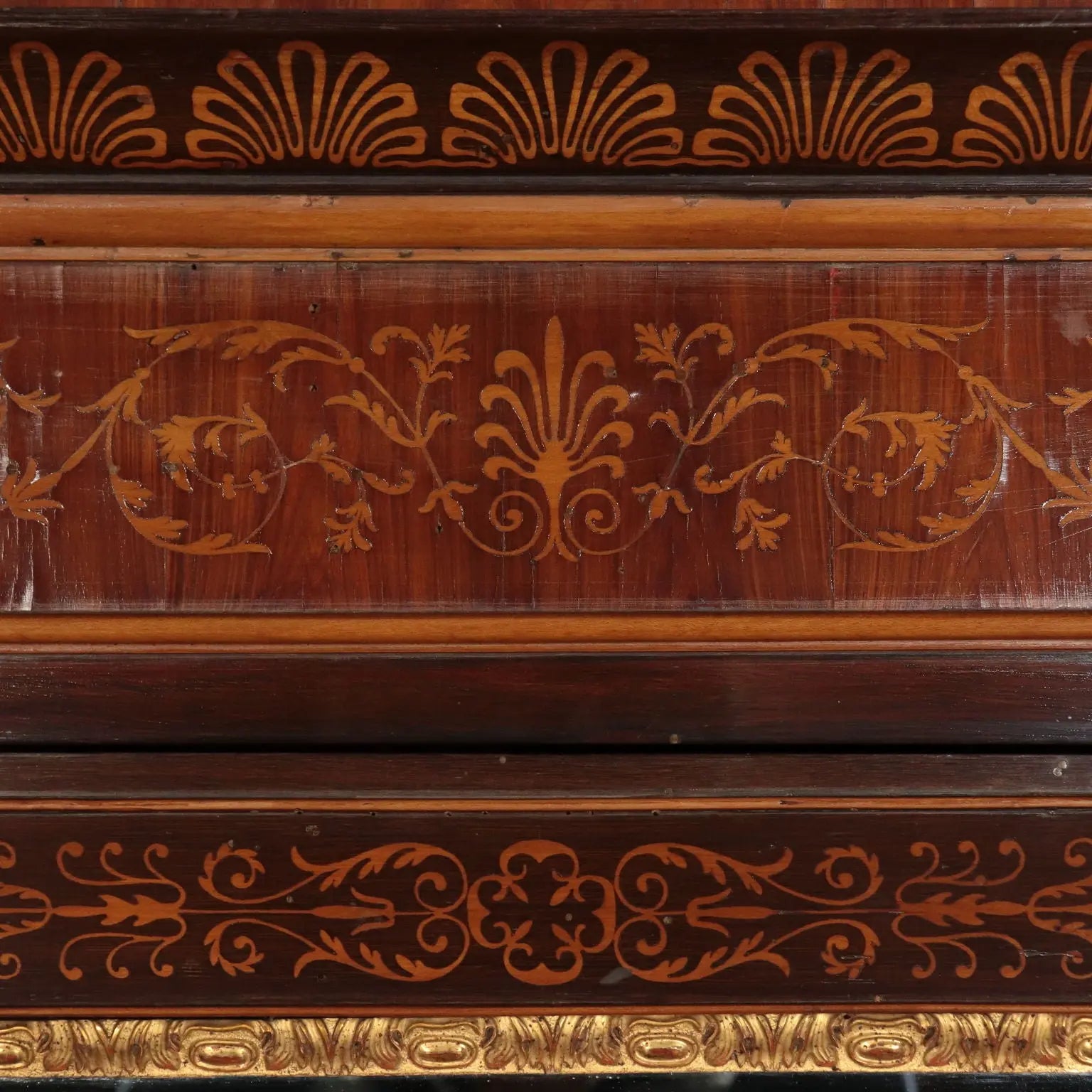Carlo X Armoire with Bronzes and Inlays