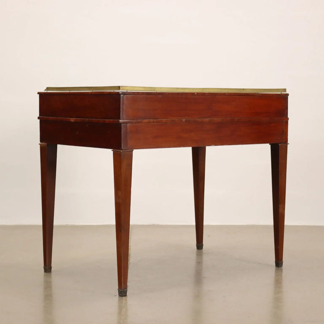 Ancient Writing Desk Carlton House Desk George III '800 Mahogany Brass - England First quarter of the 19th century George III | Antiques | Desks & Writing Desks