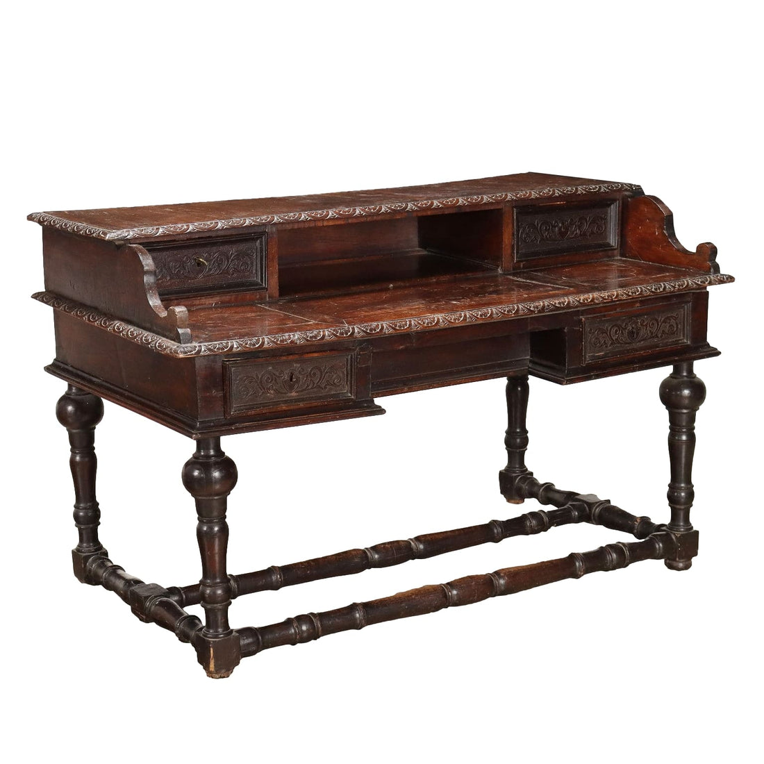 Antique Neo-Renaissance Style Writing Desk Italy XIX-XX Century - Italy, Late XIX - Early XX Century | Antiques  Desks & Writing Desks