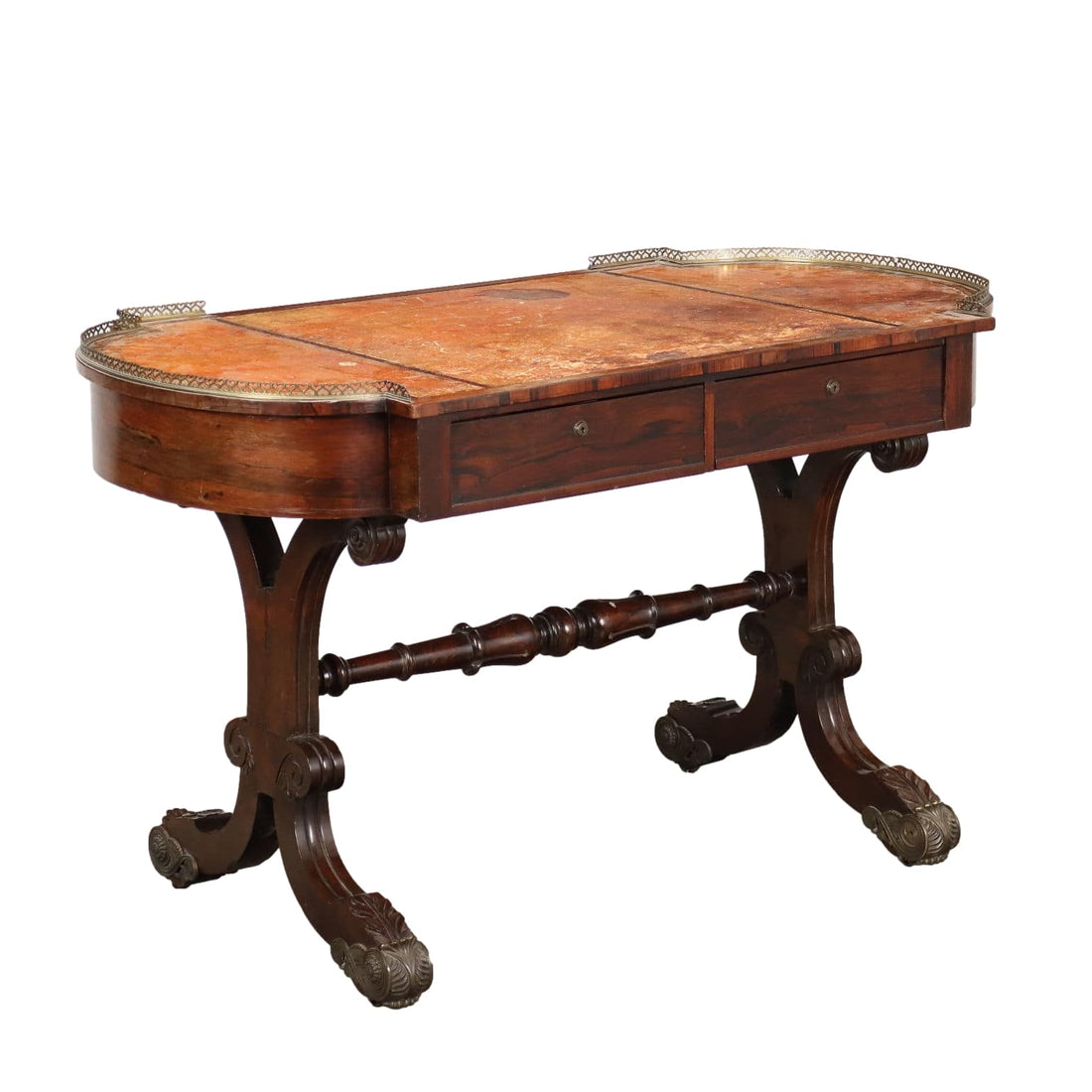 Antique Writing Desk Exotic Wood Bronze England XIX Century - England, Third Quarter XIX Century | Antiques  Desks & Writing Desks