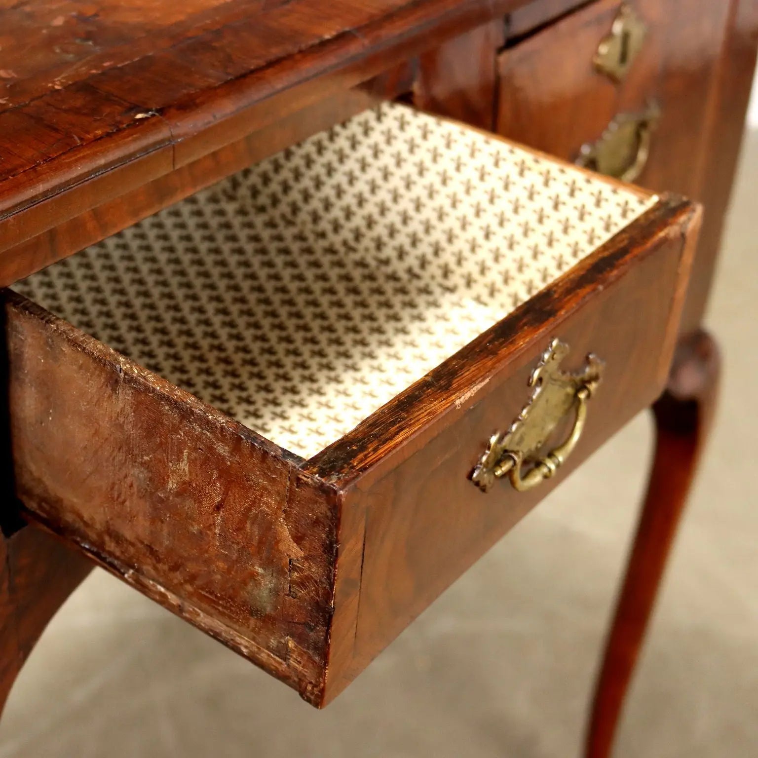 Antique Writing Desk Chippendale Walnut Oak Fir XVIII Century - England, Late XVIII Century | Antiques | Desks & Writing Desks
