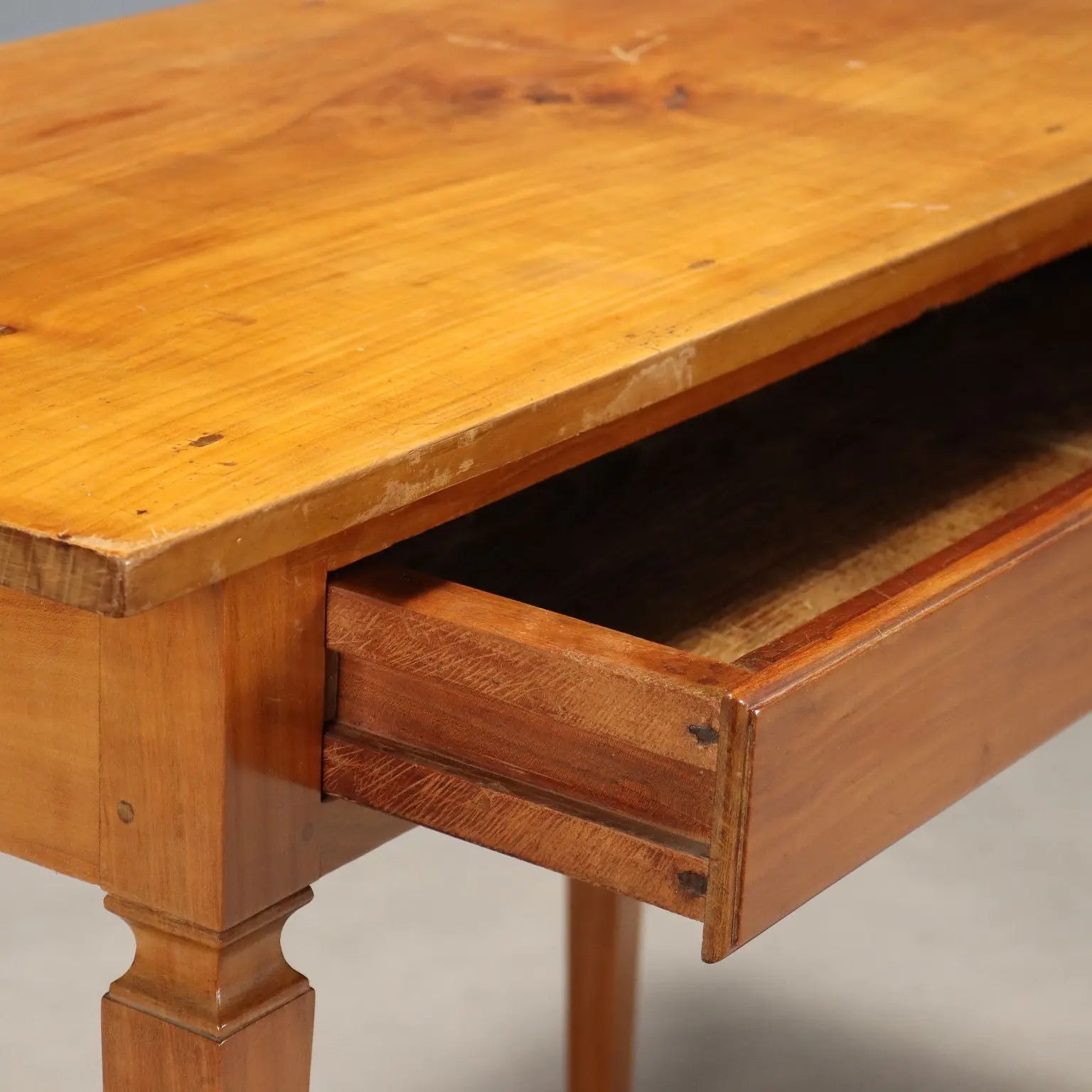 Antique Writing Desk Cherrywood with Drawer Italy XVIII Century - Italy Late XVIII - Early XIX Century | Antiques | Desks & Writing Desks