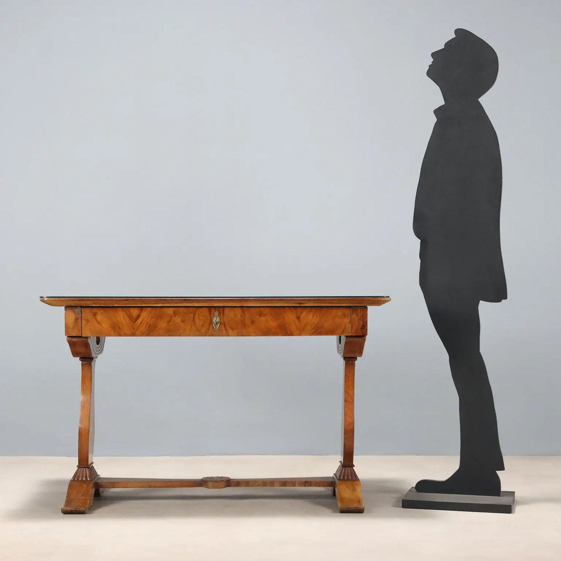 Biedermeier Walnut Desk - Austria 19th Century