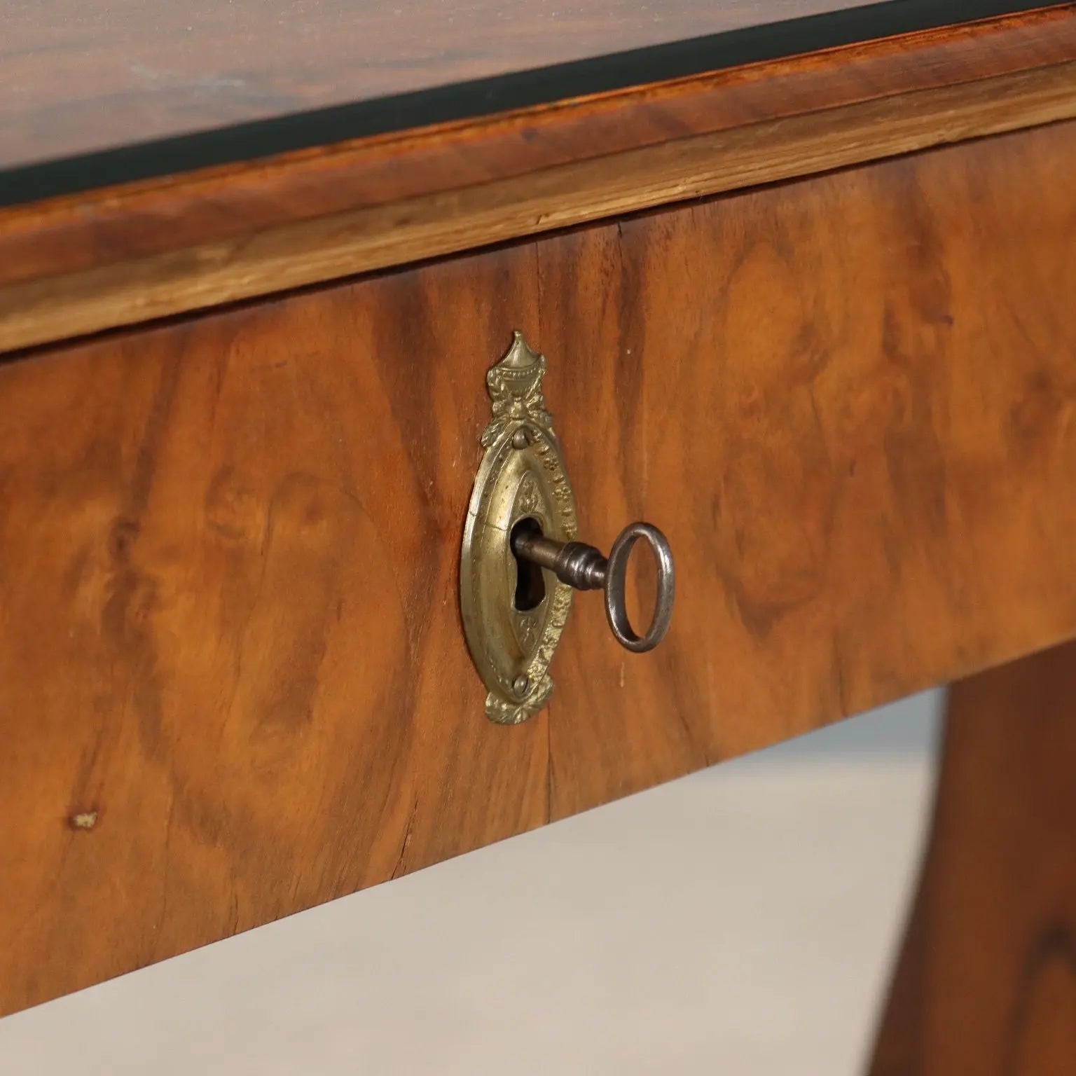 Biedermeier Walnut Desk - Austria 19th Century
