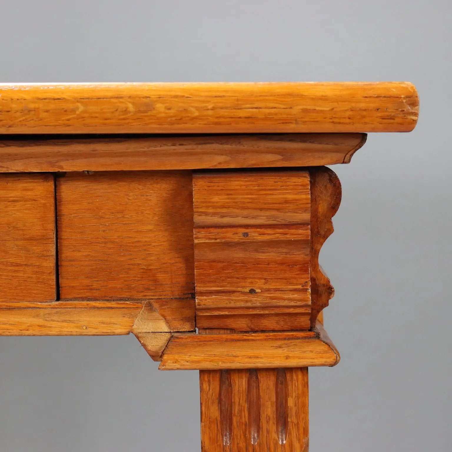 Antique Writing Desk Oak Black Laminate XX Century - Italy, Early XX Century | Antiques | Desks & Writing Desks