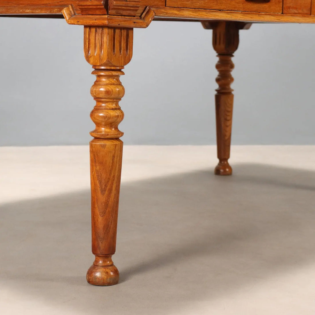 Antique Writing Desk Oak Black Laminate XX Century - Italy, Early XX Century | Antiques | Desks & Writing Desks