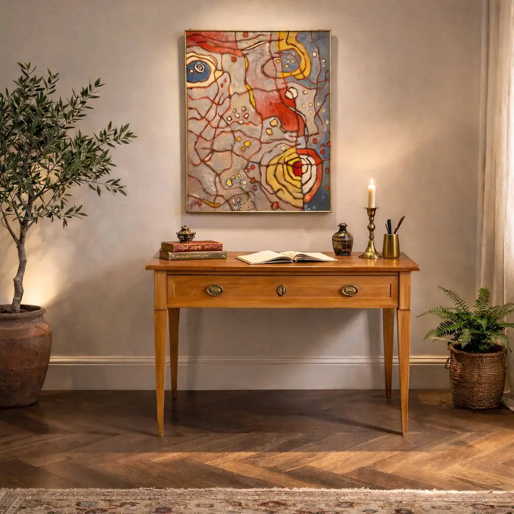 Antique Writing Desk Directoire Mahogany Italy XIX Century - Italy, Early XIX Century | Antiques | Desks & Writing Desks